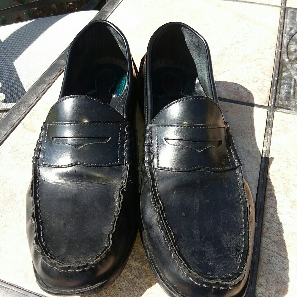 Men's Black Slip on Loafers Size 13 - Picture 3 of 7